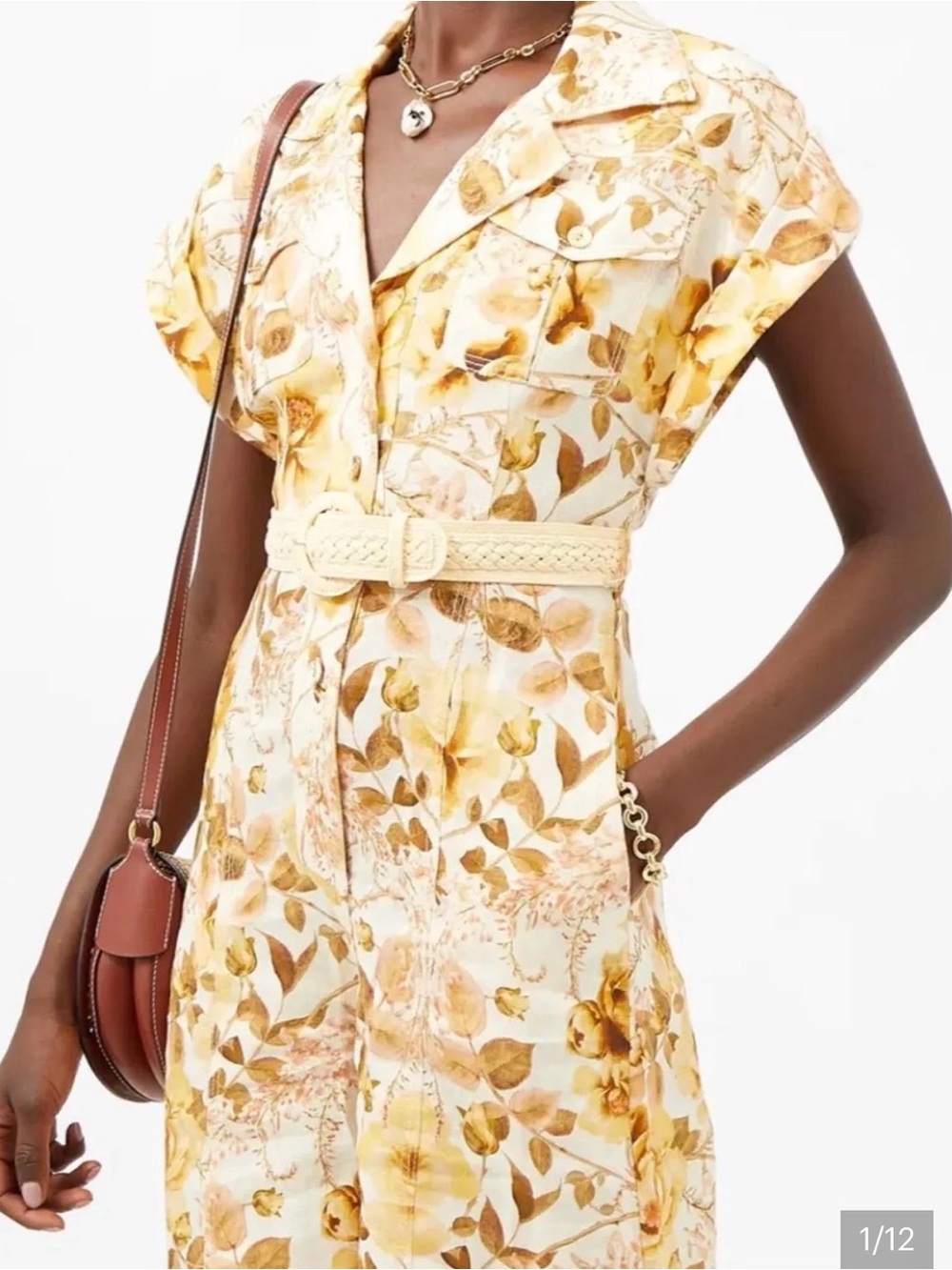 ZIMMERMANN Rosa Crop
Linen Jumpsuit Resort 2022